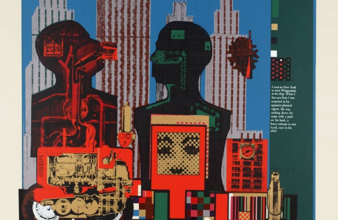 Wittgenstein in New York 1964 by Sir Eduardo Paolozzi 1924-2005
